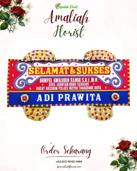 Papan Bunga Ucapan Selamat Jebugan